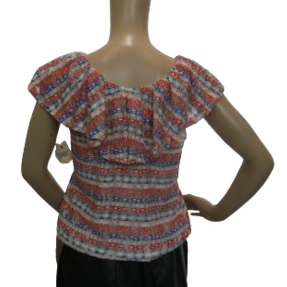 Colourful Multi-Way Top by Self Esteem - Picture 3 of 5